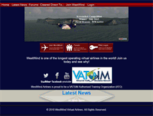 Tablet Screenshot of flywestwind.org